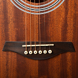 Акустическая гитара ROCKDALE Aurora D6 ALL-MAH Satin – фото 7