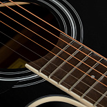 Электроакустическая гитара ROCKDALE Aurora D6 C BK E Gloss – фото 7