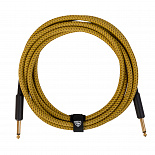 Инструментальный (гитарный) кабель ROCKDALE Wild EY3, 6,3 мм Mono Jack (папа) x 2, 3 м, желтый – фото 3