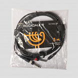 Компонентный кабель КАБЕЛЬ ROCKDALE XC-001-3M, 3,5 мм stereo Mini Jack(папа) - 2 х RCA(папа), 3 м, черный – фото 7