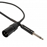 Микрофонный кабель ROCKDALE MN001-10M, XLR (папа) - 6,3 мм Mono Jack(папа), 10 м, черный – фото 5