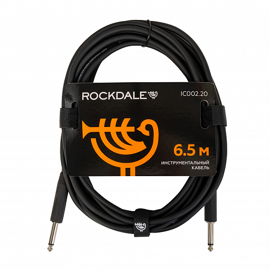 Инструментальный (гитарный) кабель ROCKDALE IC002.20 | Музыкальные инструменты ROCKDALE