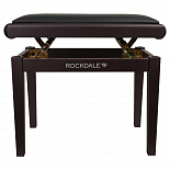 Банкетка с регулировкой высоты для пианиста ROCKDALE Rhapsody 131 Rosewood Black – фото 4