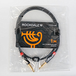 Инструментальный кабель ROCKDALE IC070-1M, 6,3 мм Mono jack (папа) х 2, 1 м, черный – фото 7