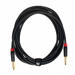 Инструментальный кабель ROCKDALE IC070-5M, 6,3 мм Mono Jack (папа) x 2, 5 метров, черный – фото 3