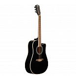 Акустическая гитара ROCKDALE Aurora D6 C BK Gloss – фото 2