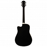 Акустическая гитара ROCKDALE Aurora D6 C BK Gloss – фото 3