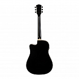 Электроакустическая гитара ROCKDALE Aurora D6 C BK E Gloss – фото 3