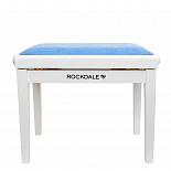 Банкетка с регулировкой высоты для пианиста ROCKDALE Rhapsody 131 SV White Blue – фото 2