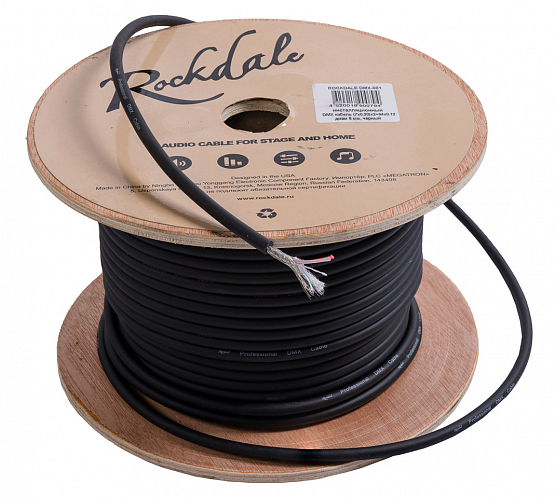 Инсталляционный кабель ROCKDALE DMX-001, Black | Музыкальные инструменты ROCKDALE