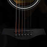 Электроакустическая гитара ROCKDALE Aurora D3 C BK E Gloss – фото 7