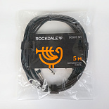 Компонентный кабельROCKDALE DC005-5M, 2 x 6,3 мм Mono Jack (папа) - 2 x RCA (папа), 5 м, черный – фото 7