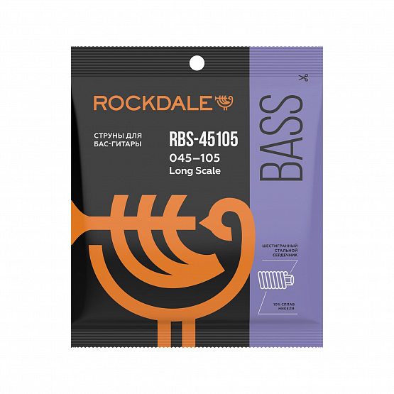 Струны для бас-гитары ROCKDALE RBS-45105 | Музыкальные инструменты ROCKDALE