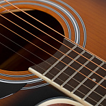 Акустическая гитара ROCKDALE Aurora D6 C SB Satin – фото 6