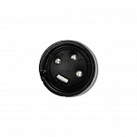 Металлический кабельный разъем ROCKDALE XLR058, XLR (папа), 3 pin, черный – фото 3