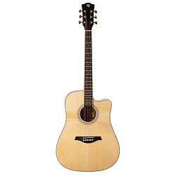 Акустическая гитара ROCKDALE Aurora D10 С NAT Solid