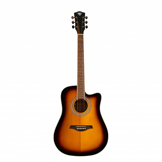 Акустическая гитара ROCKDALE Aurora D6 C SB Gloss | Музыкальные инструменты ROCKDALE