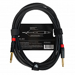 Инструментальный кабель ROCKDALE IC070-5M, 6,3 мм Mono Jack (папа) x 2, 5 метров, черный – фото 2