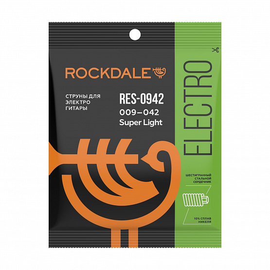 Струны для электрогитары ROCKDALE RES-0942 | Музыкальные инструменты ROCKDALE