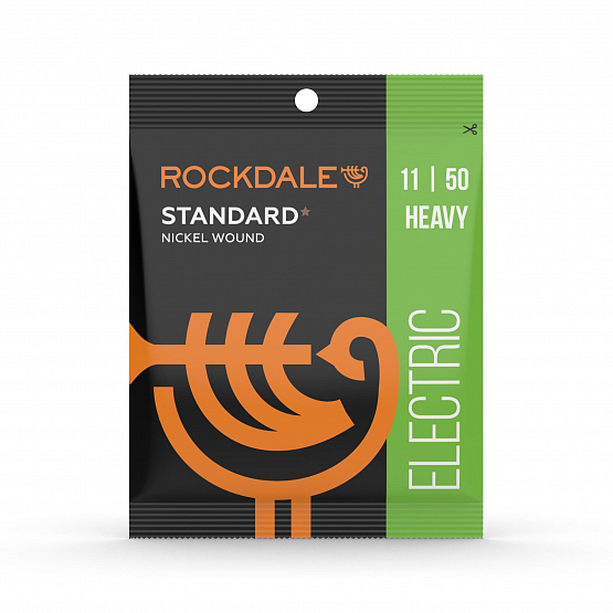 Струны для электрогитары ROCKDALE STANDARD 11-50 Nickel Wound Heavy | Музыкальные инструменты ROCKDALE