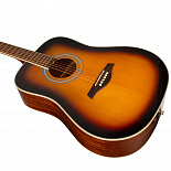 Акустическая гитара ROCKDALE Aurora D6 SB Gloss – фото 4