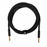 Инструментальный (гитарный) кабель ROCKDALE Wild B3, 6,3 мм Mono Jack (папа) x 2, 3 м, черный – фото 3