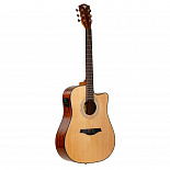 Электроакустическая гитара ROCKDALE Aurora D5 C NAT E Gloss – фото 2
