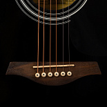 Электроакустическая гитара ROCKDALE Aurora D6 C BK E Gloss – фото 6