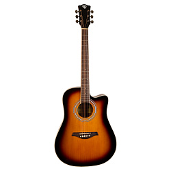 Акустическая гитара ROCKDALE Aurora D3 C SB Gloss