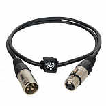 Микрофонный кабель ROCKDALE MC001-1M, XLR (папа) - XLR (папа), 1 м, черный – фото 4