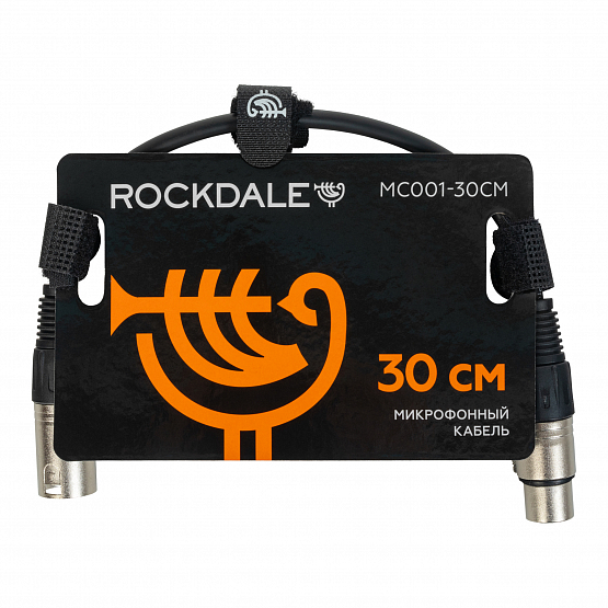 Готовый микрофонный кабель ROCKDALE MC001-30CM | Музыкальные инструменты ROCKDALE