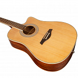 Акустическая гитара ROCKDALE Aurora D6 С NAT Gloss – фото 4
