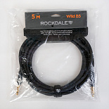 Инструментальный (гитарный) кабель ROCKDALE Wild B5, Mono Jack x 2, 5 м, черный – фото 7