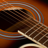 Акустическая гитара ROCKDALE Aurora D6 C SB Gloss – фото 5