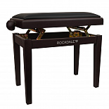 Банкетка с регулировкой высоты для пианиста ROCKDALE Rhapsody 131 Rosewood Black – фото 5
