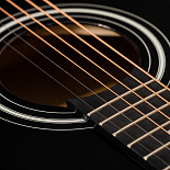 Акустическая гитара ROCKDALE Aurora D5 BK Gloss – фото 6