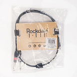 Компонентный кабель ROCKDALE XC-002-1M, 3,5 мм Mini Jack (папа) - 2 х 6,3 мм Mono Jack (папа), 1 м, черный – фото 11
